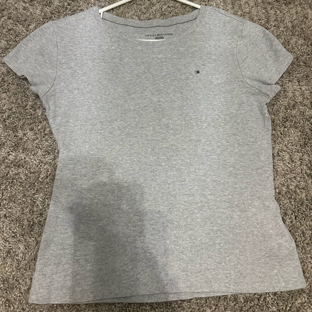 Tommy Hilfiger Women's Heather Gray Tee